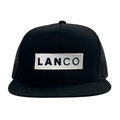 LANCO Black Flatbill Hat