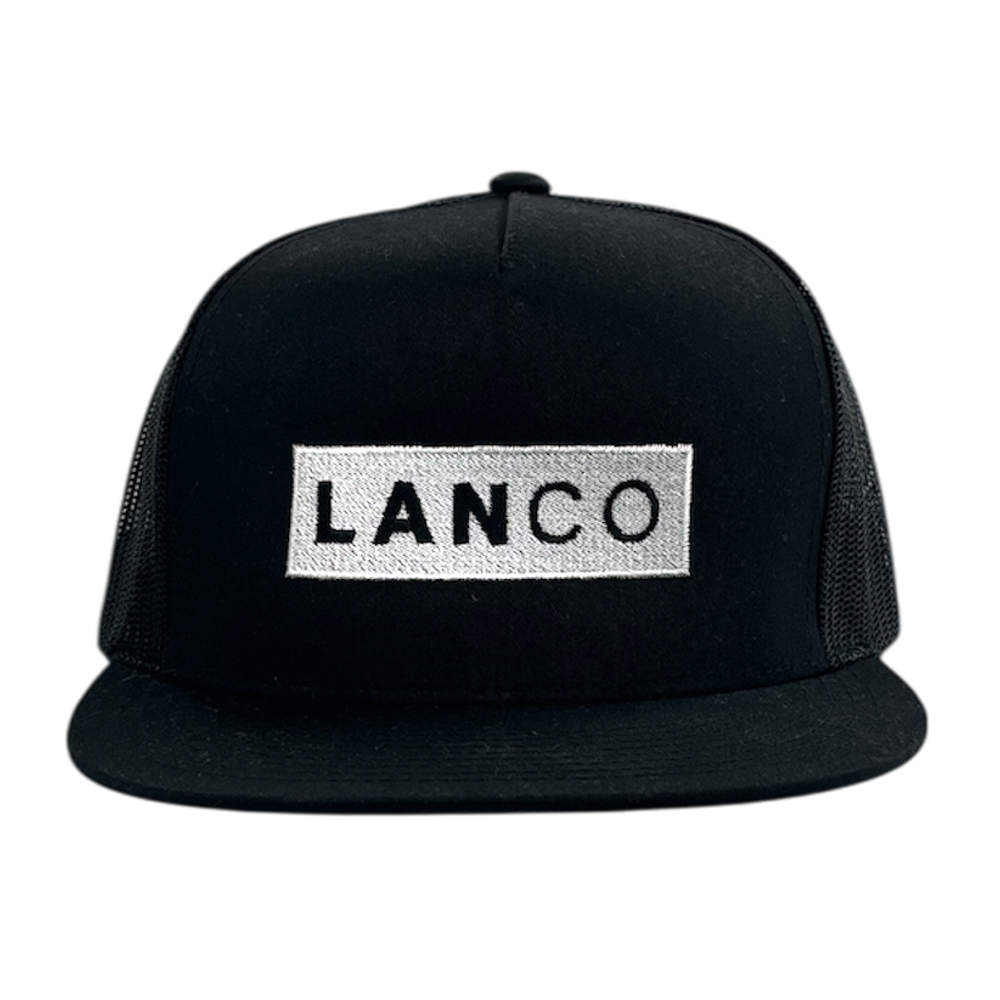 LANCO Black Flatbill Hat
